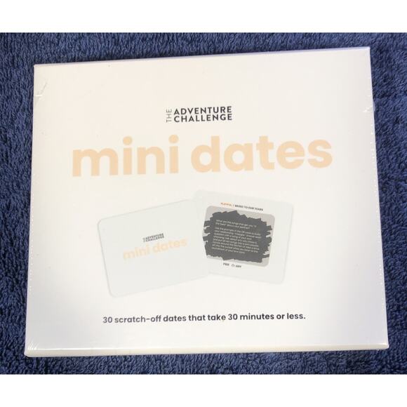 The Adventure Challenge Mini Dates 30 Scratch-Off Dates Couple NEW & SEALED - Picture 1 of 5